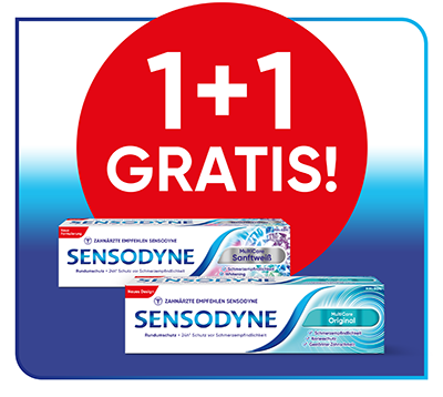 Bild der Haleon Sensodyne MultiCare 1+1 Aktion